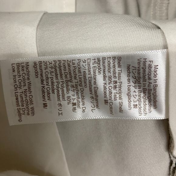 J Crew Shorts Mens 32 Gray Flex Chino 9 Inch Inseam Flat Front Preppy Beach - Picture 6 of 9